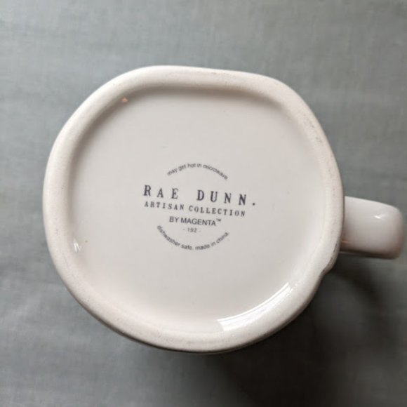 Rae Dunn Cream and Black Escape Mug - Picture 4 of 4